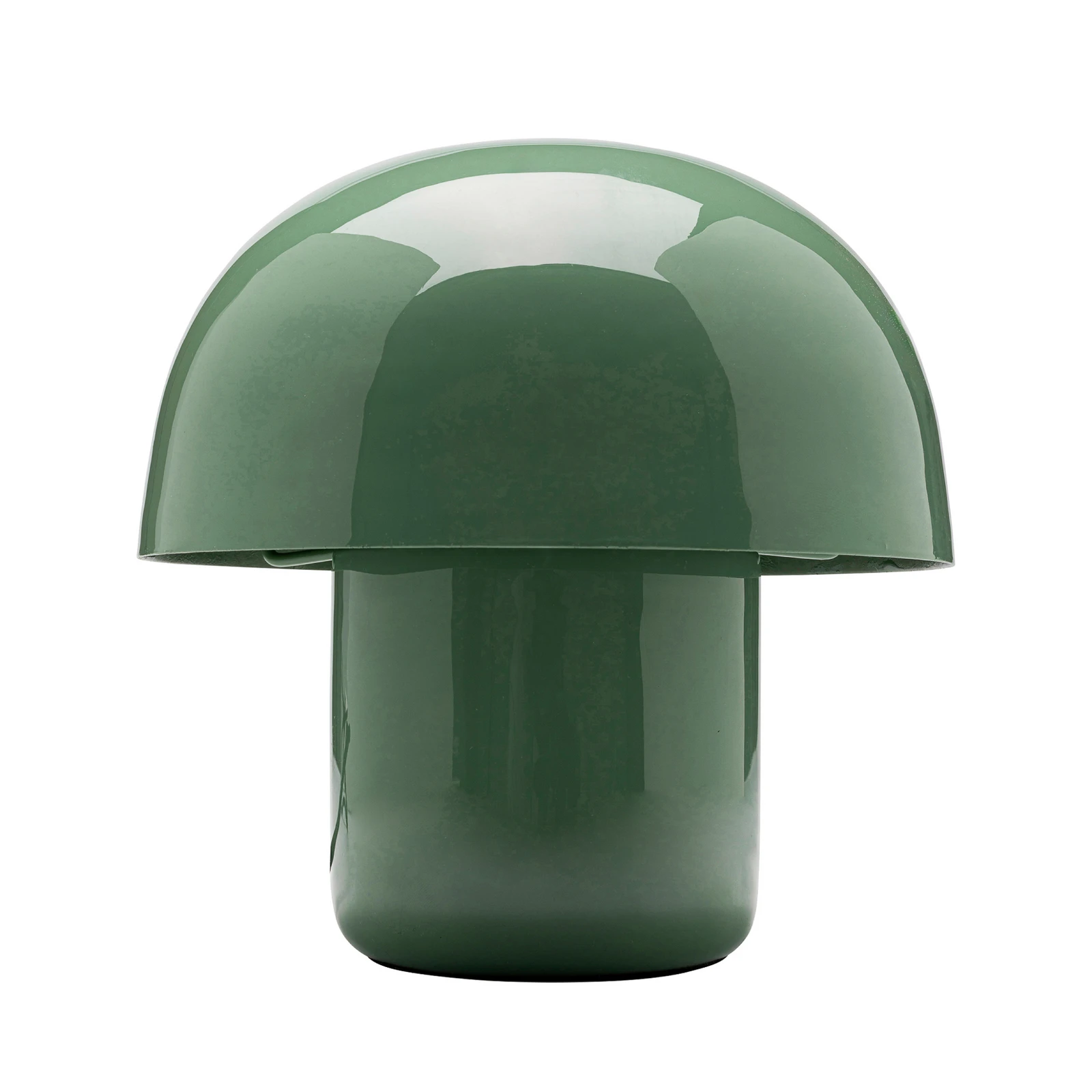 KARE tafellamp Mushroom, saliegroen, metaal, 20 cm, E14