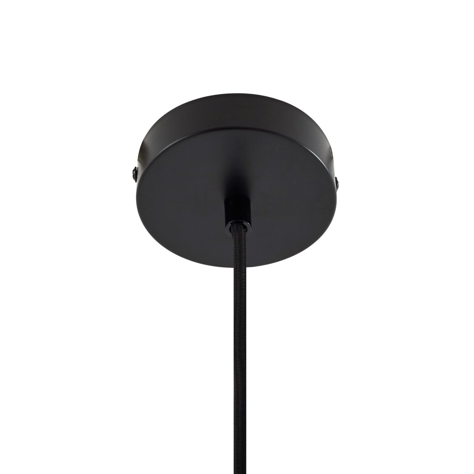 Lindby piekaramais gaismeklis Hattie, melns, Ø 4,7 cm, metāla, E27
