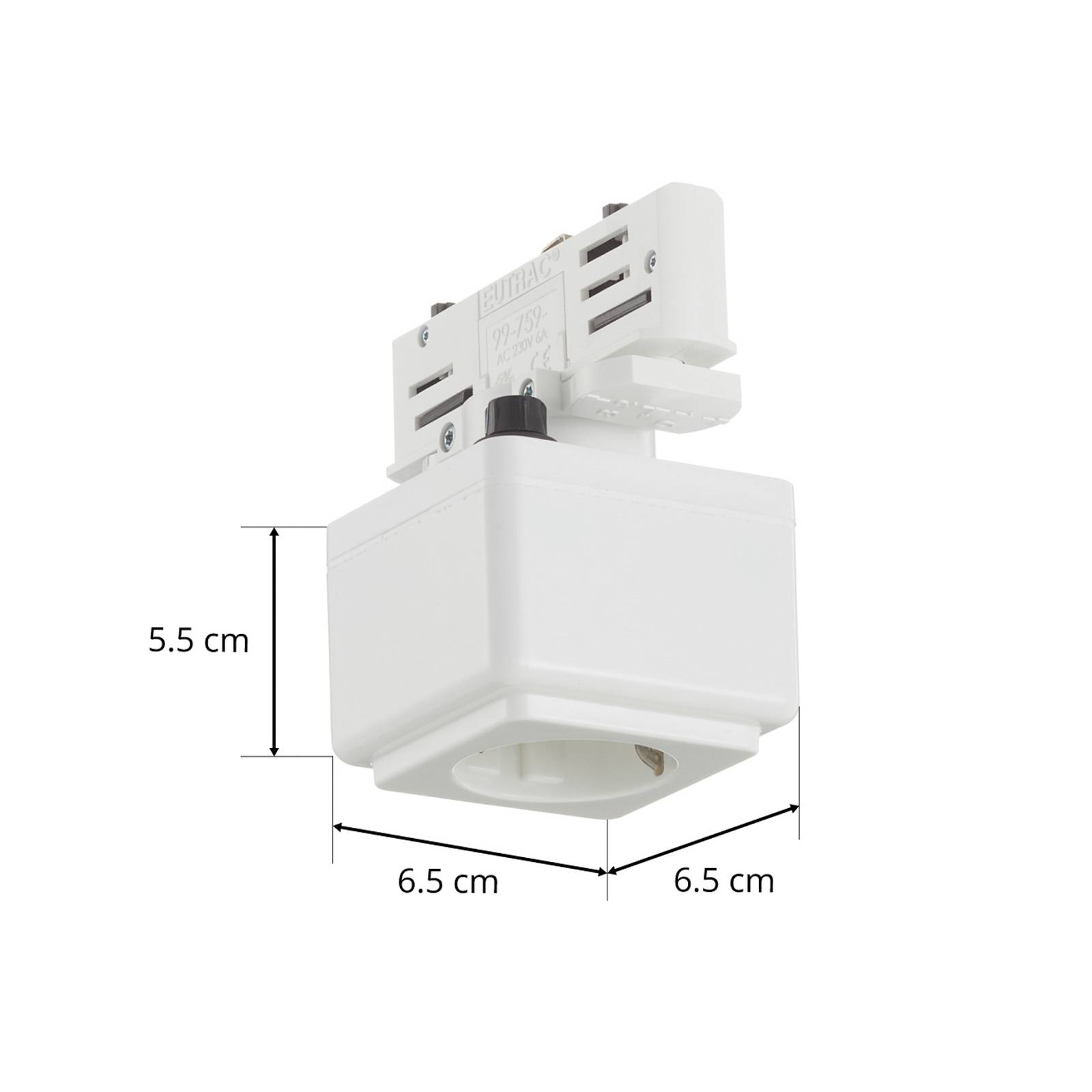 Eutrac adaptateur multi-prises triphasé blanc