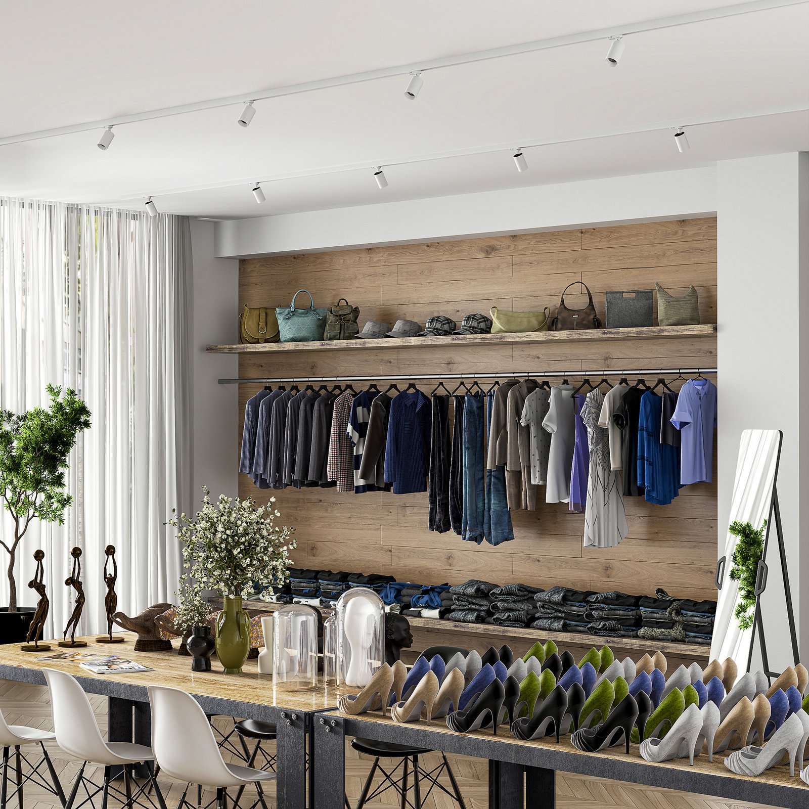 spot triphasé sur rail Can, blanc, aluminium, GU10, orientable