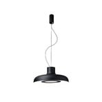 ICONE Duetto LED-Hängelampe 927 Ø35cm schwarz/weiß