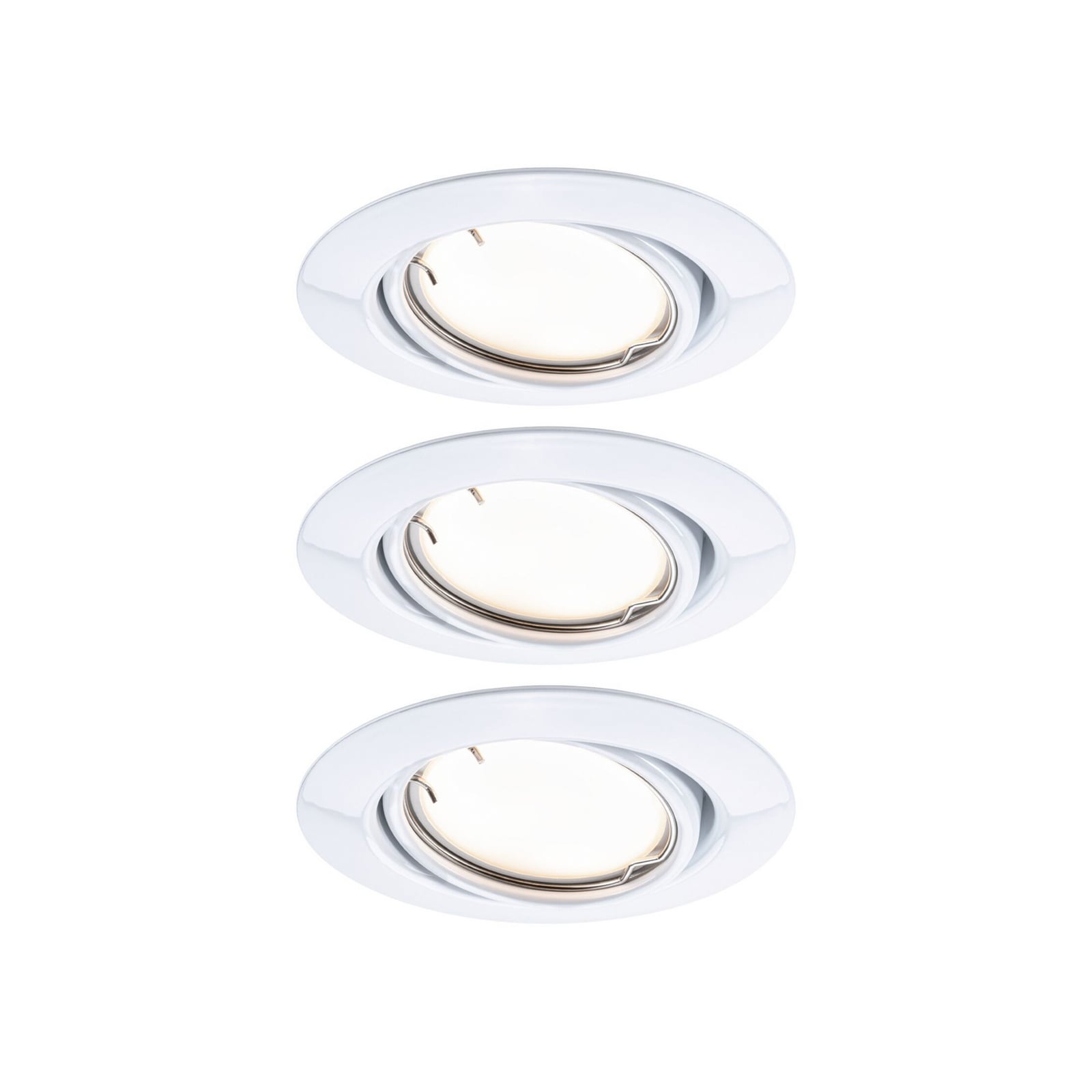 Paulmann LED ugradbene reflektorne svjetiljke Coin Base White, set od 3, 3000