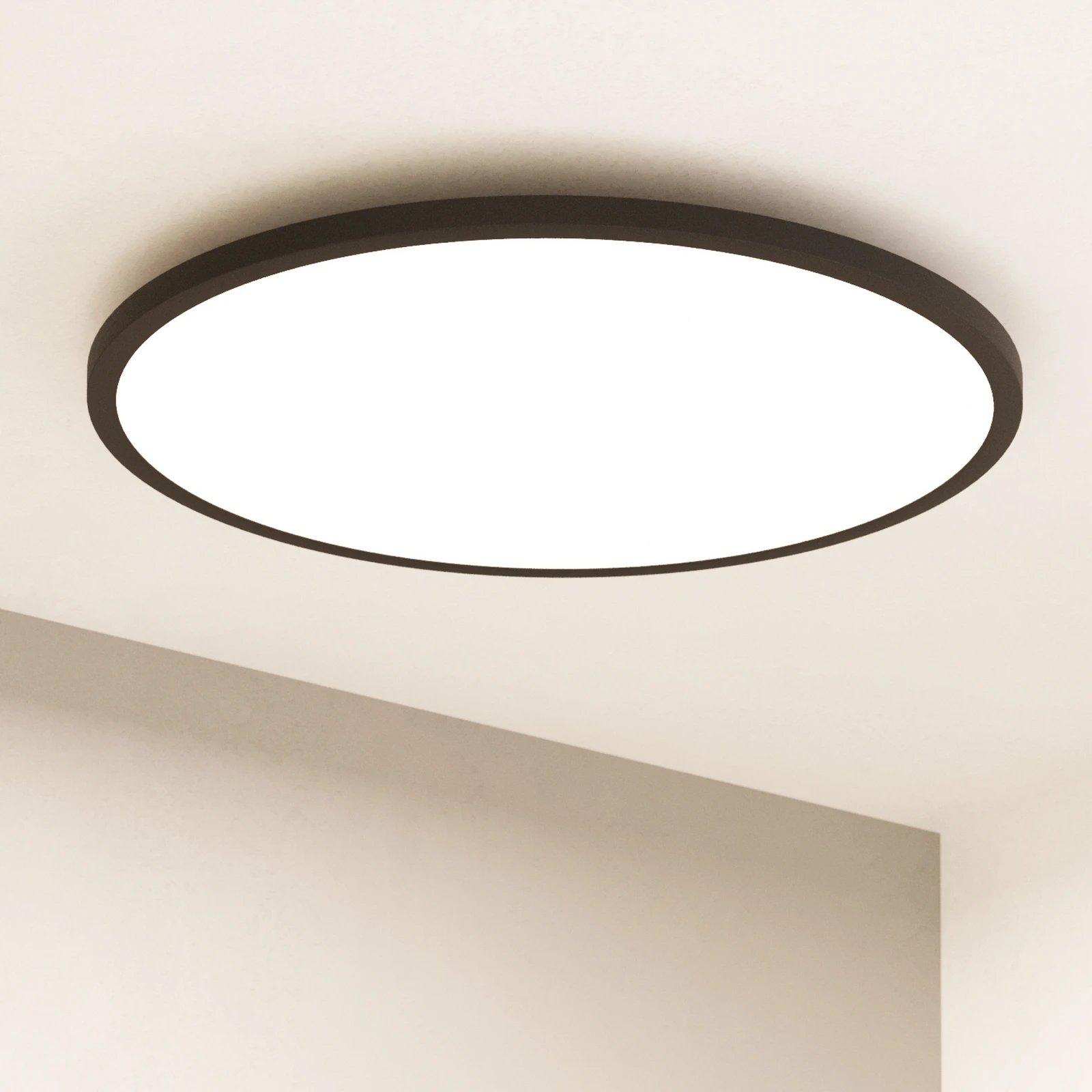 EGLO connect Sarsina-Z Deckenlampe schwarz Ø60cm