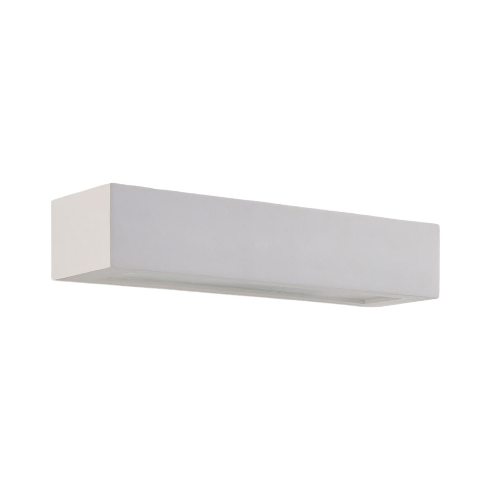 Arya wall light, up/down, white, plaster, G9, 2-bulb, paintable