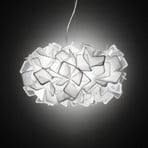 Slamp Clizia - designpendellampa, vit