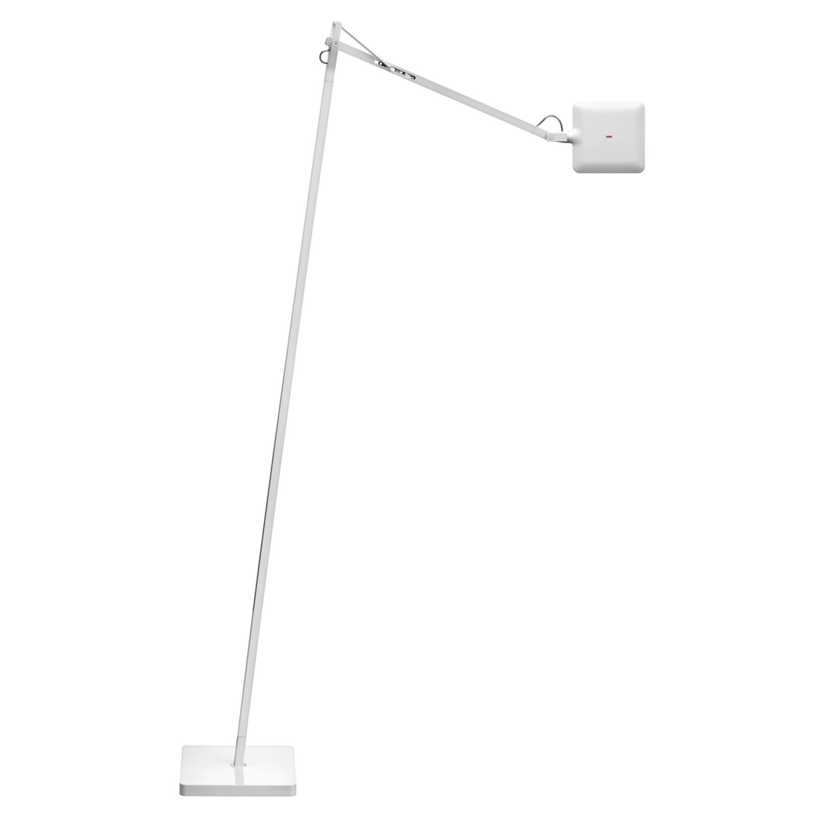 Designerska lampa stojąca KELVIN LED biała