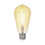 LUUMR Smart LED-Leuchtmittel E27 ST64 amber 4,9W Tuya WLAN