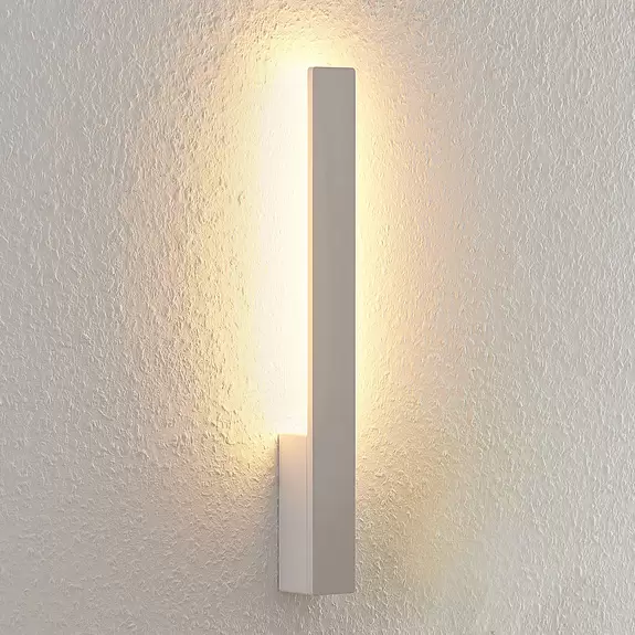 Lampenwelt Arcchio Ivano LED-Wandleuchte, 42,5 cm, weiß