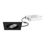 BRUMBERG LED-Einbauspot Tirrel-S, RC-dimmbar, schwarz matt