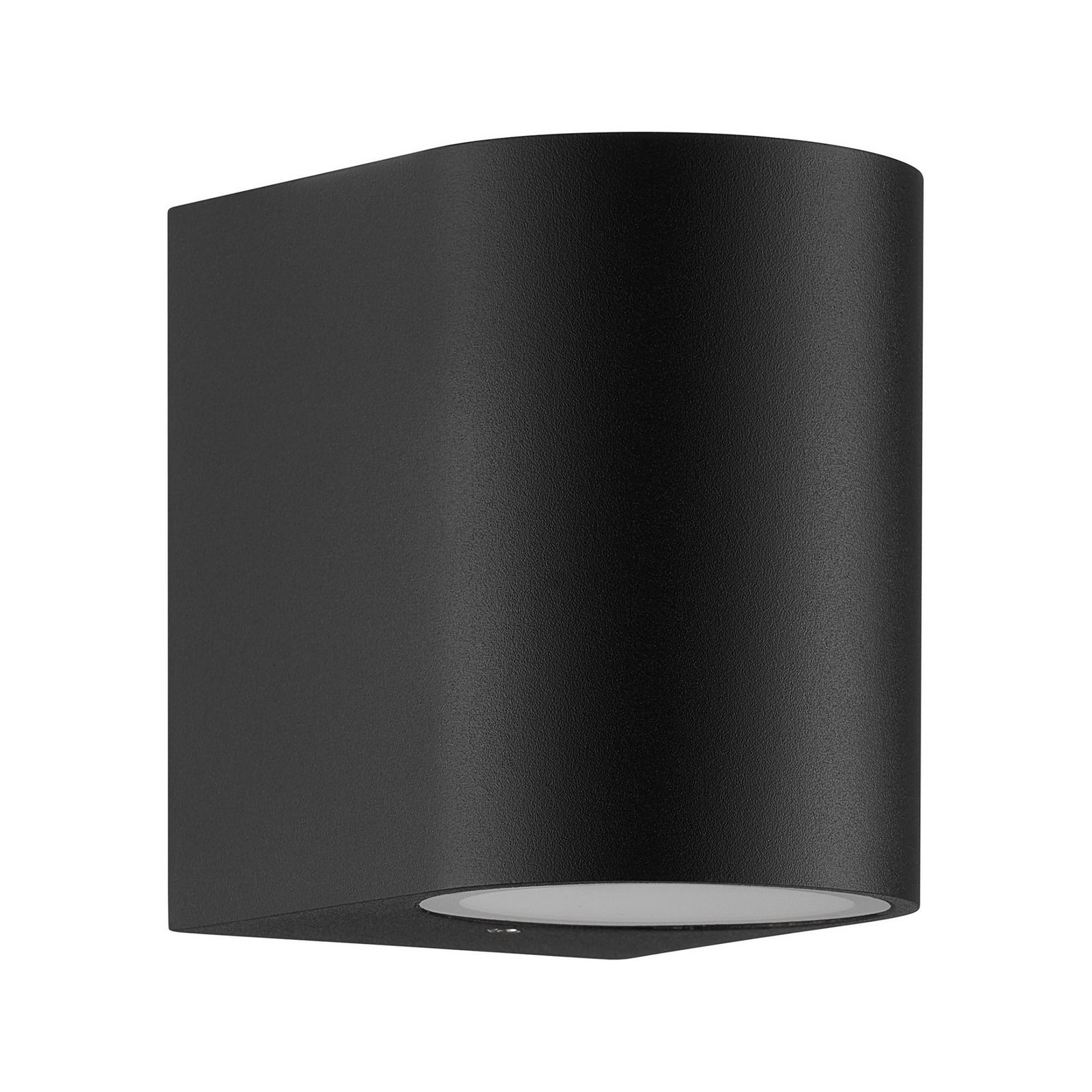 Außenwandleuchte Dion Single, schwarz, GU10, Aluminium, IP44