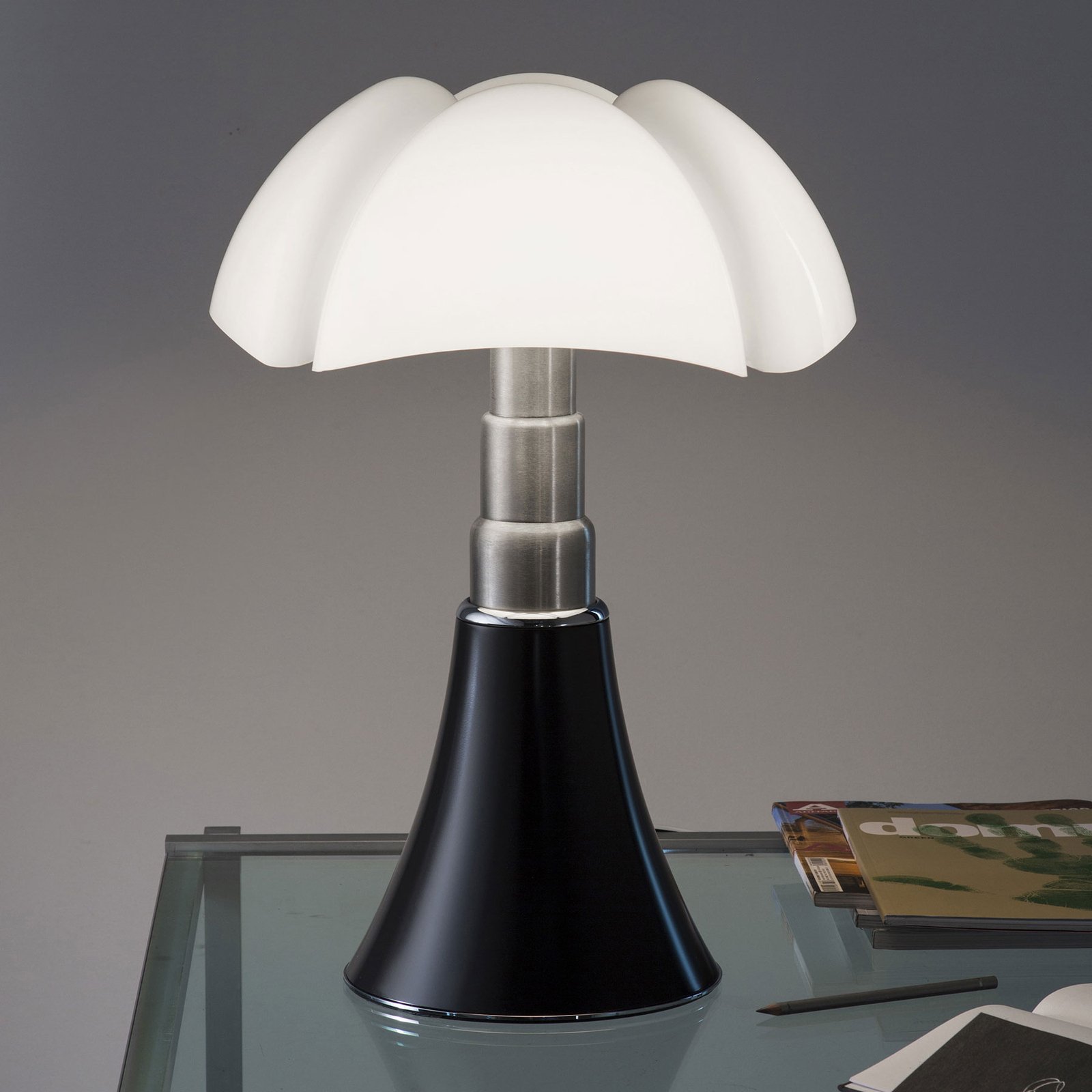 Pipistrello LED Taffellamp Medium Donker Brown - Martinelli Luce