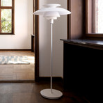 Louis Poulsen PH 80 floor lamp with foot switch