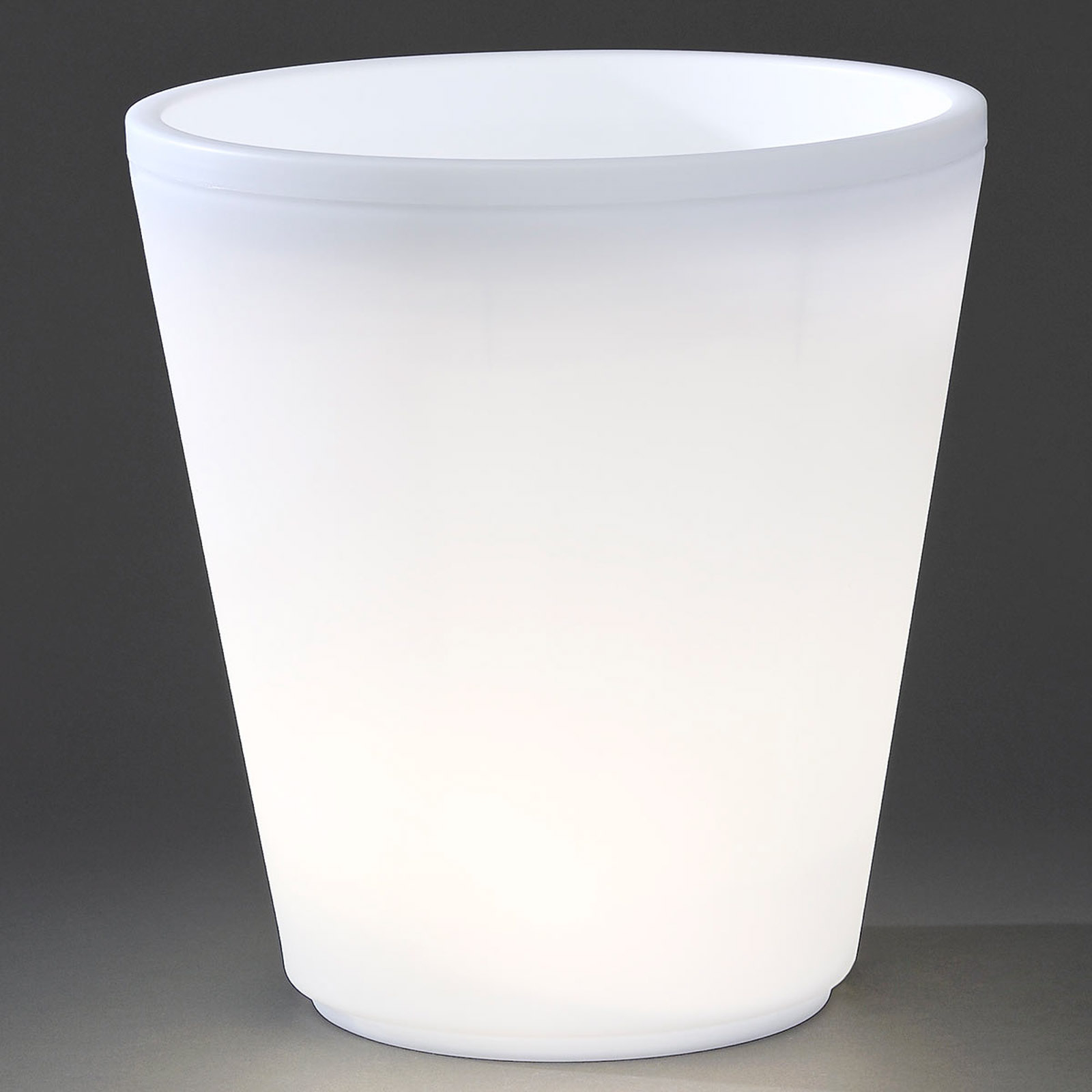 LED-Blumentopf Assisi beleuchtet