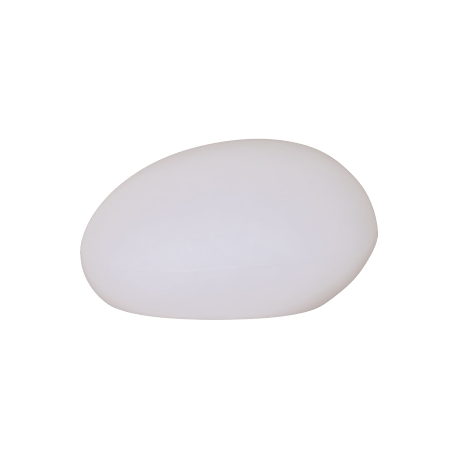 LED-solcellelampe GLOBY, hvit, 24,5 cm, plast, IP44
