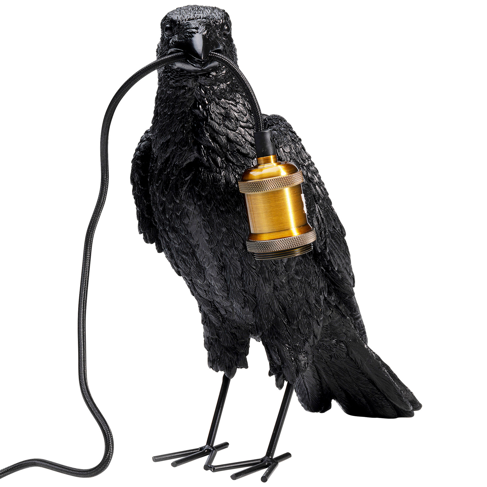 KARE Animal Crow-bordlampe i form av en kråke