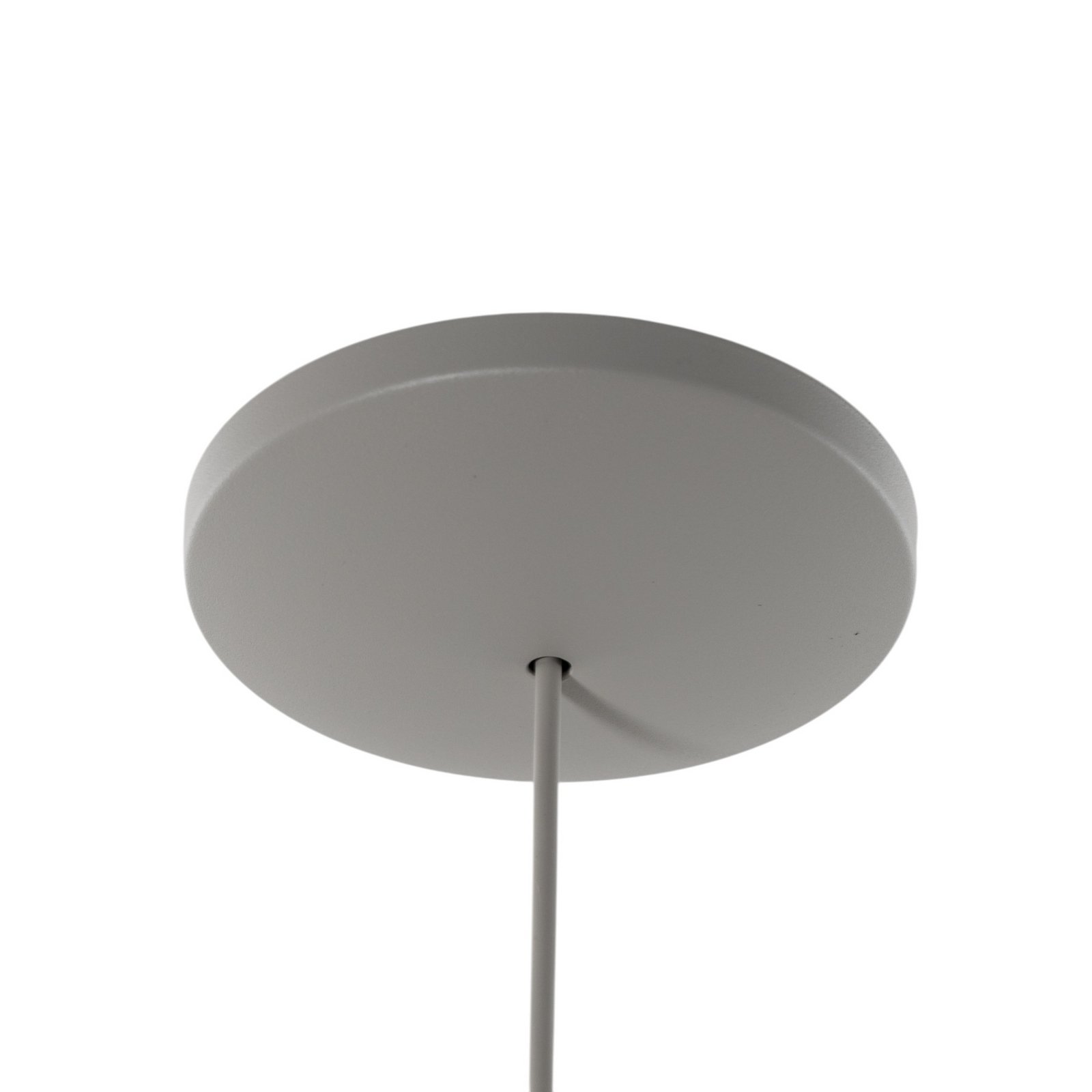 Suspension Pumpkin S, gris clair, Ø 27 cm, métal, GU10