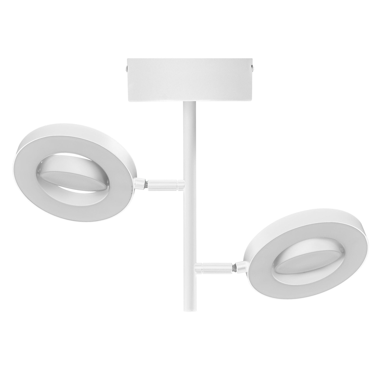 LEDVANCE LED-takspotlight Saturn, 2-lys, CCT, høy, hvit