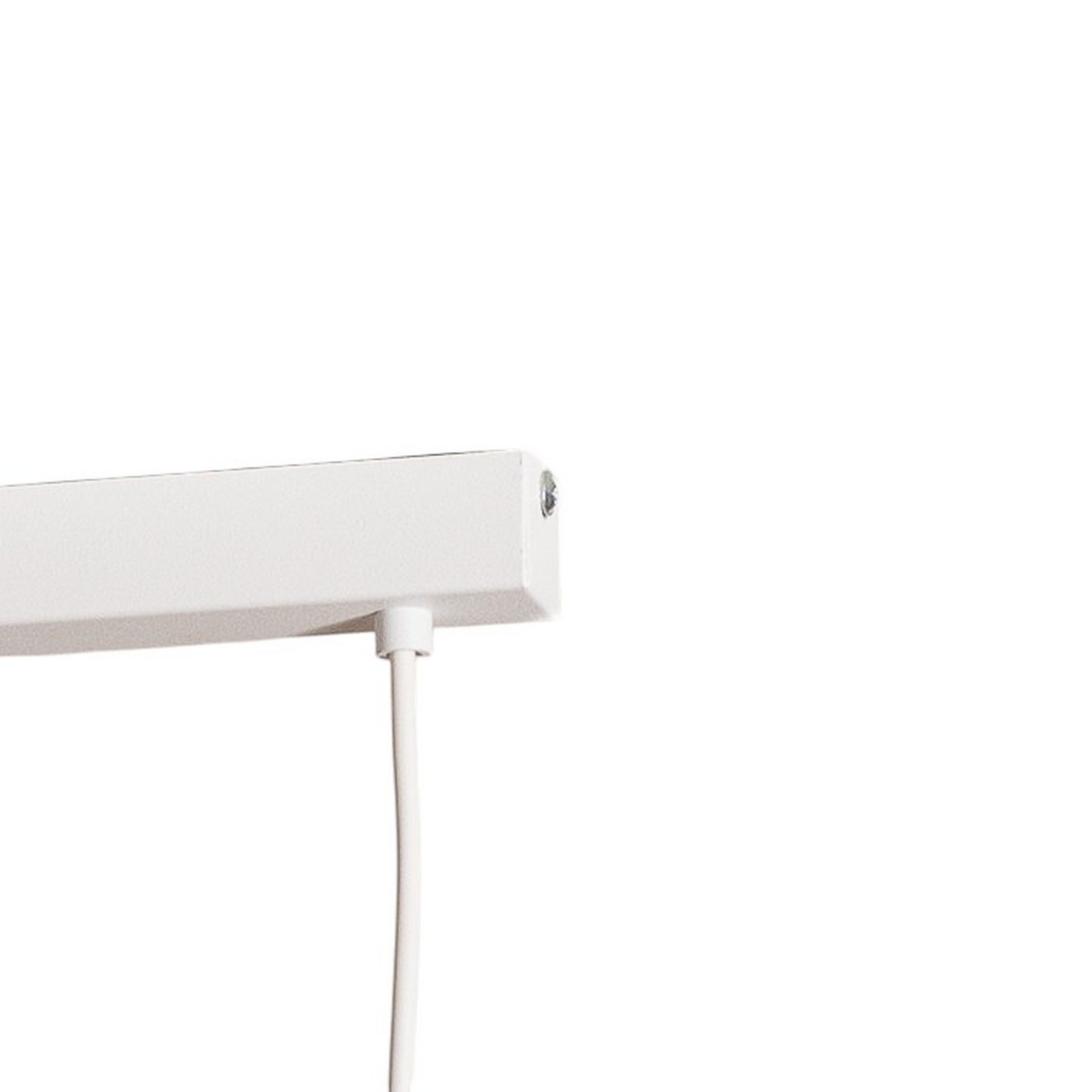 CONO candeeiro suspenso, três luzes, Linear, comprimento 75 cm, branco