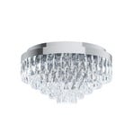 Plafonnier Valparaiso chromé Ø 48 cm en métal - Stars of Light