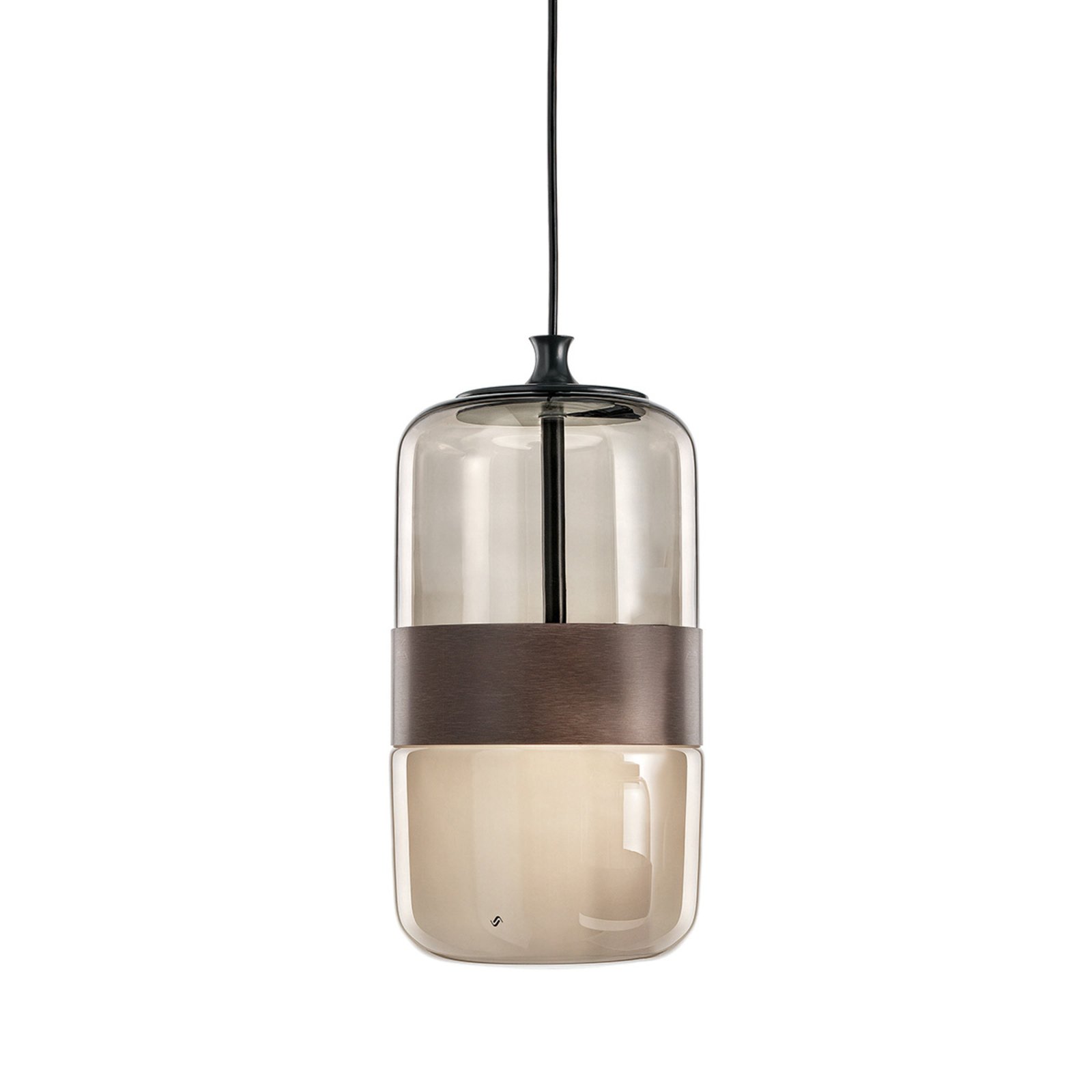 Lámpara colgante Futura de vidrio Murano, 23 cm