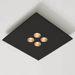 ICONE Confort - LED ceiling light in elegant black