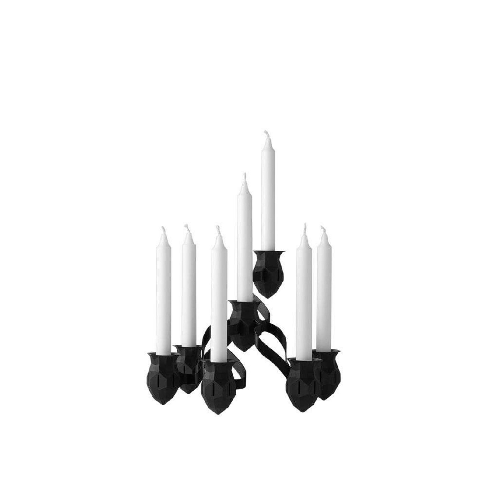 The More The Merrier Suporte de Velas Black - Muuto