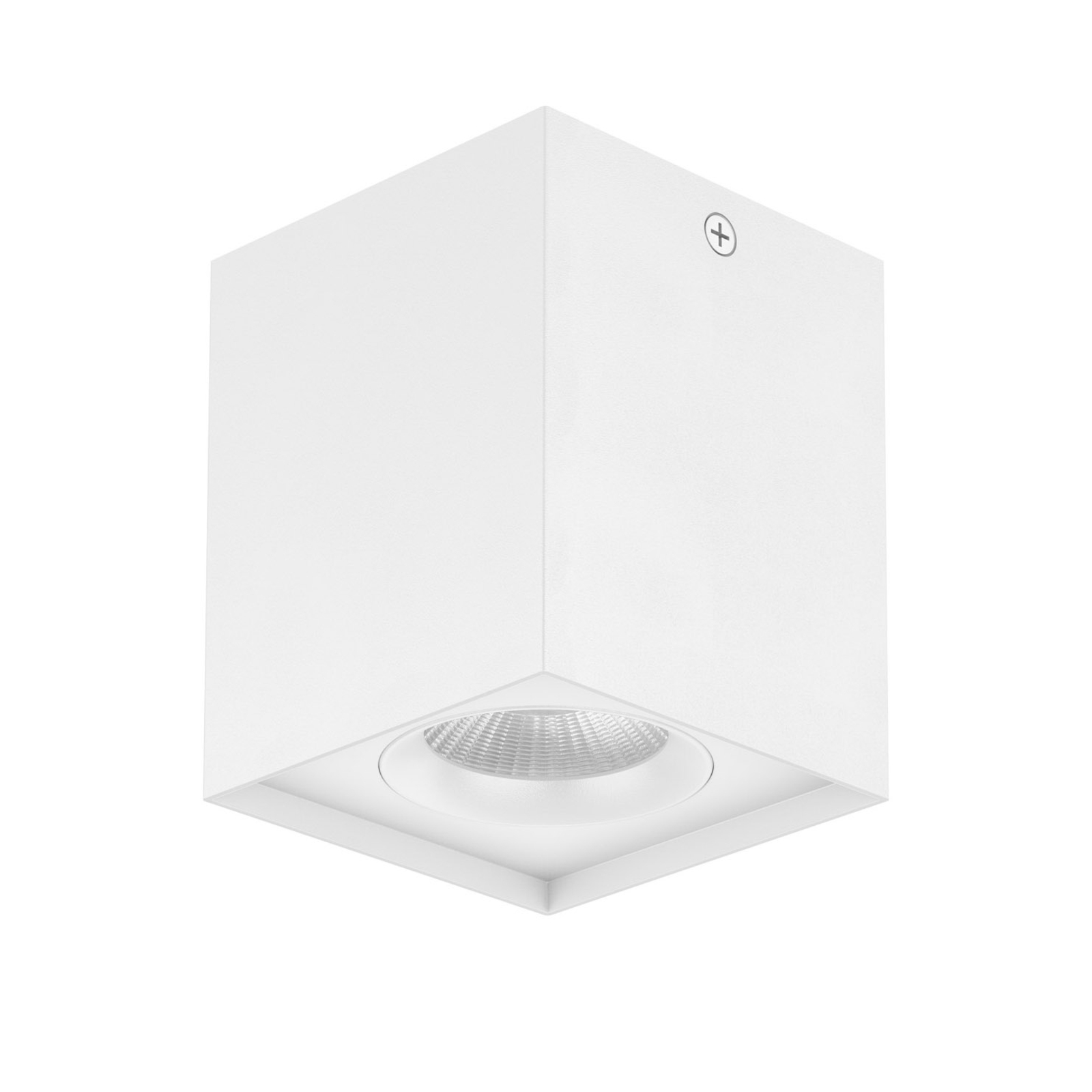 EVN Kardanus LED ceiling light, 9 x 9 cm, white