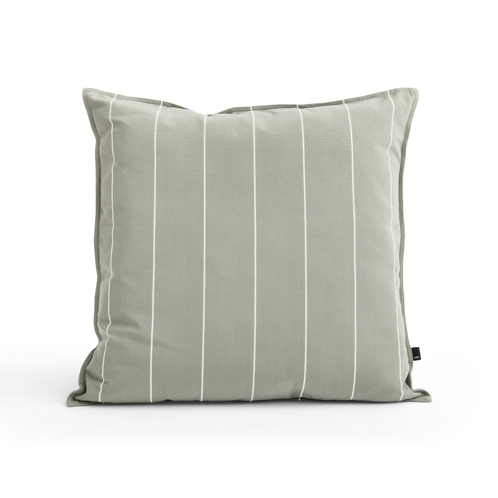 Poduszka HAY Terrazza, szara w wąskie taśmy, 60 x 60 cm
