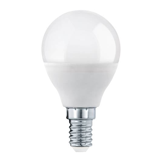 LED csepp lámpa E14 5,5W, meleg fehér 470lm, dimm.