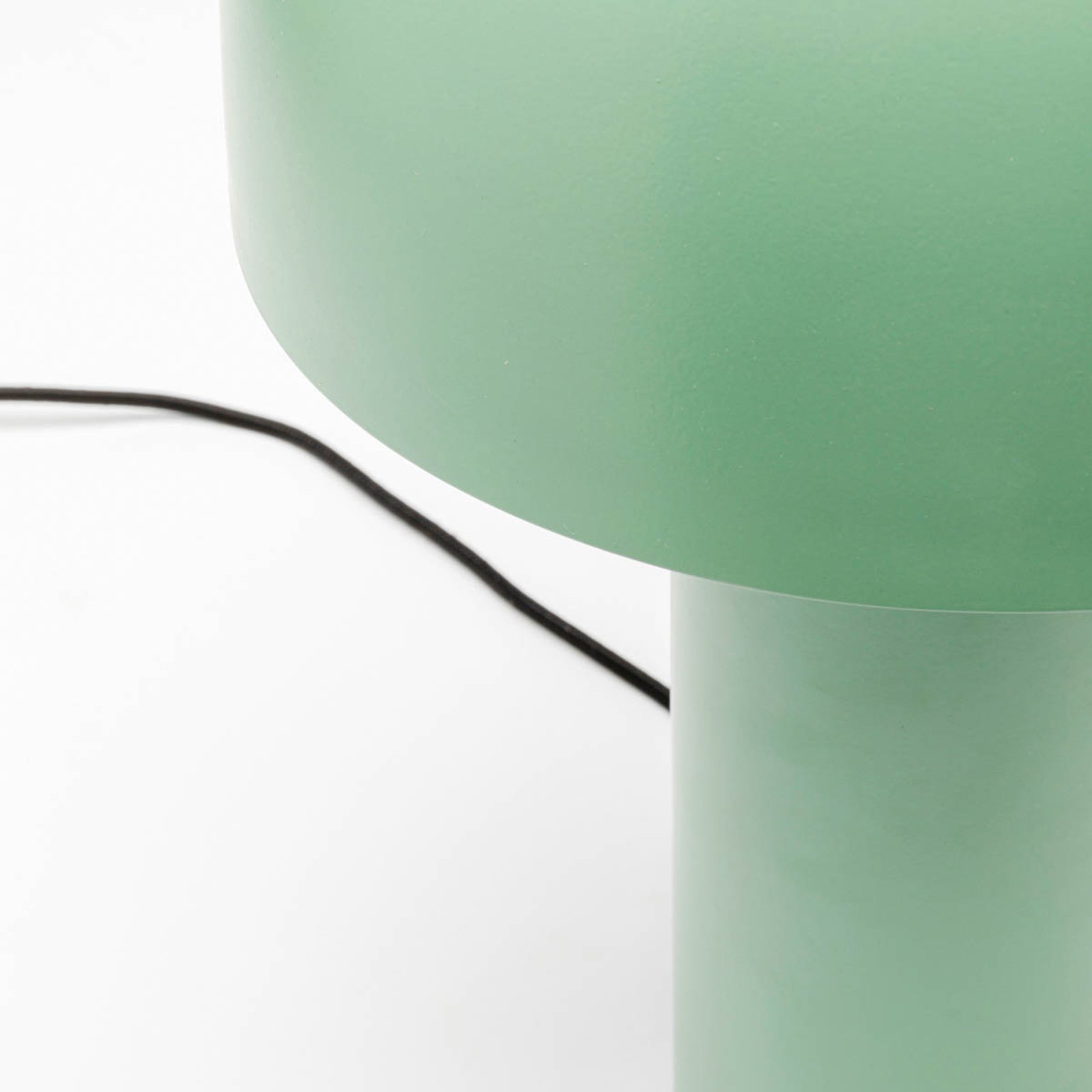 KARE table lamp Loungy, green, steel, height 38 cm