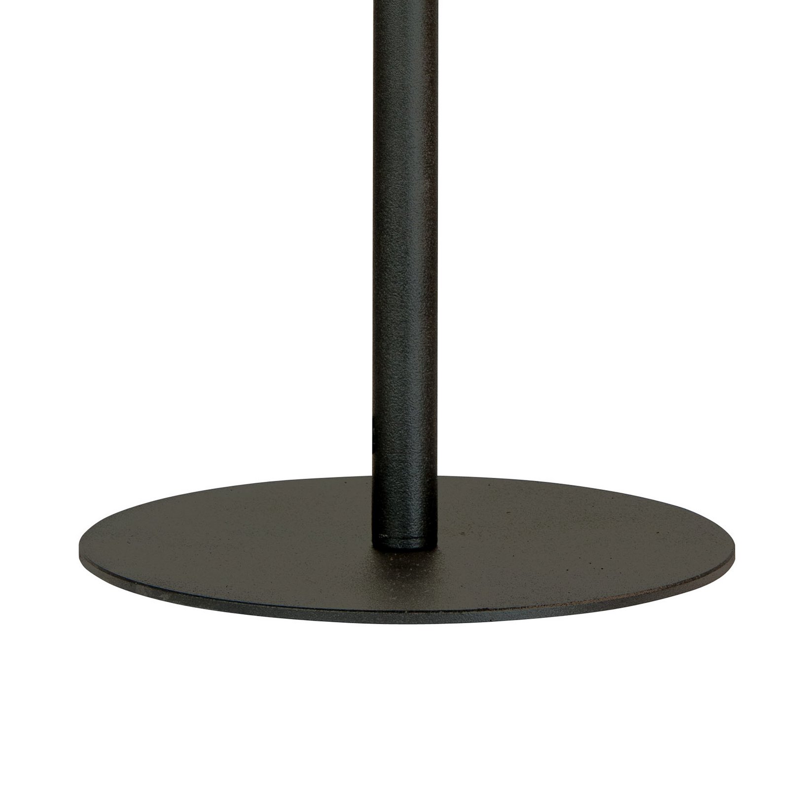 Tafellamp Tornado, zwart/goud, metaal, Ø 26 cm, E14