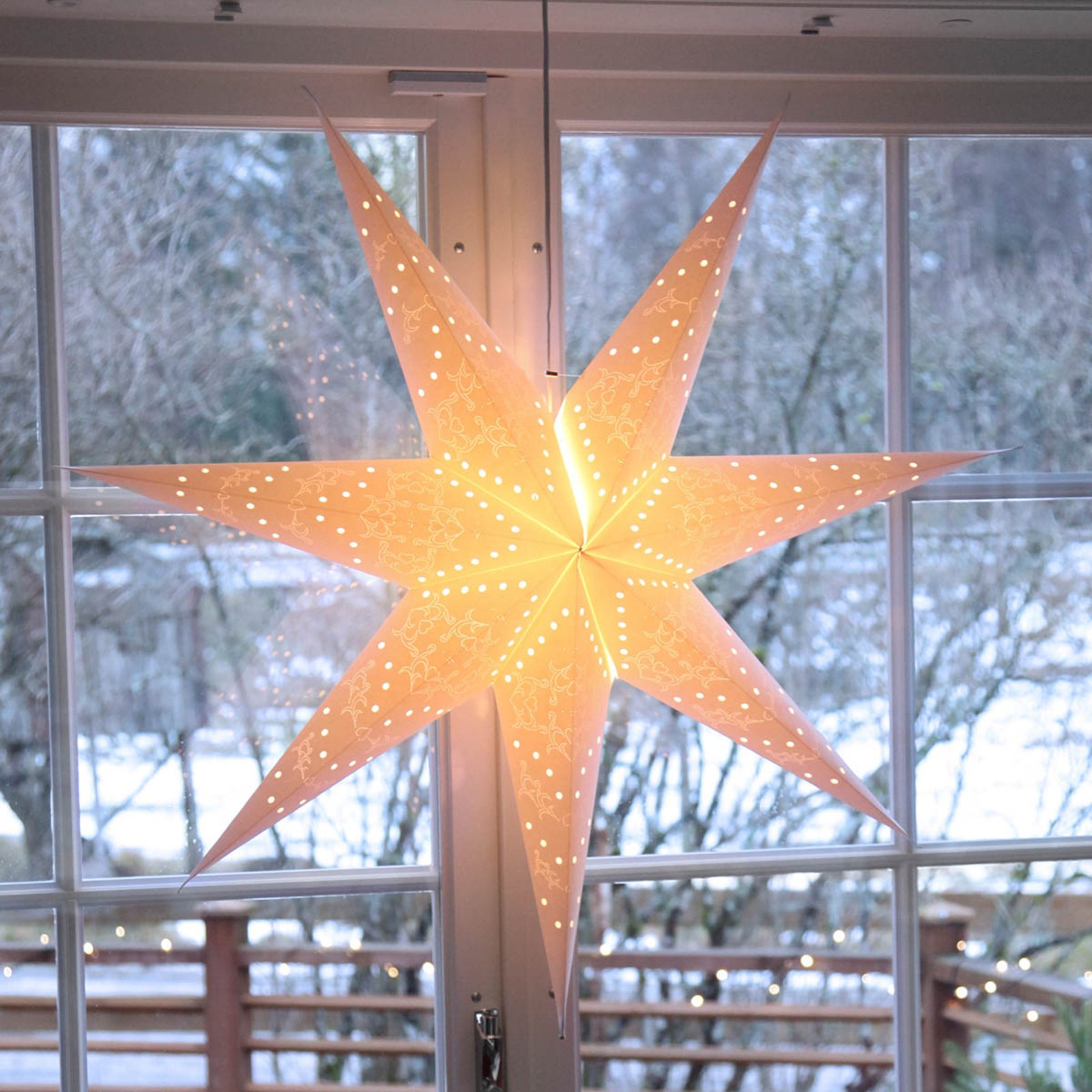 Sensy Star - en dekorasjonslampe med syv kanter