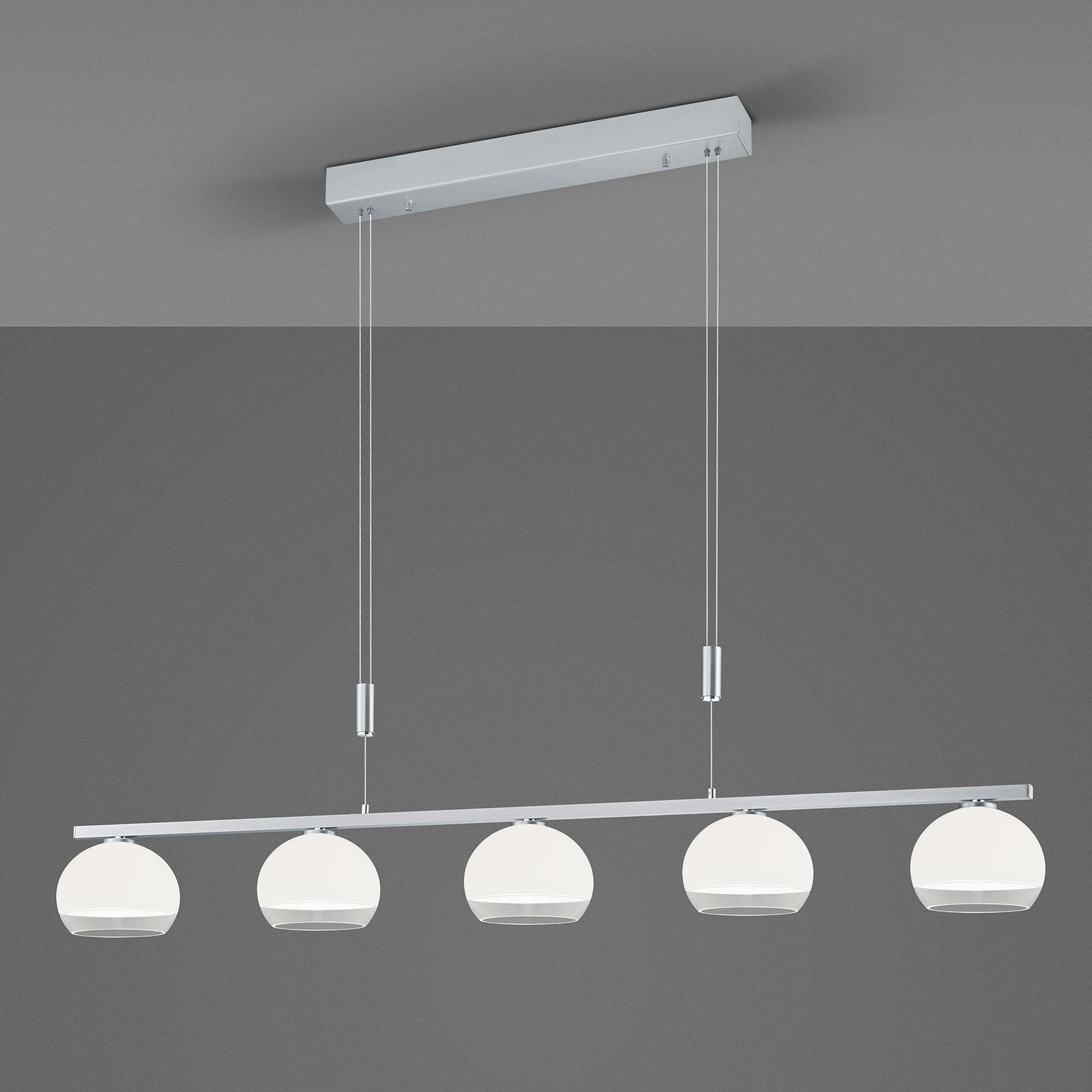 Bopp Flavor LED pendant light, height-adjustable | Lights.co.uk