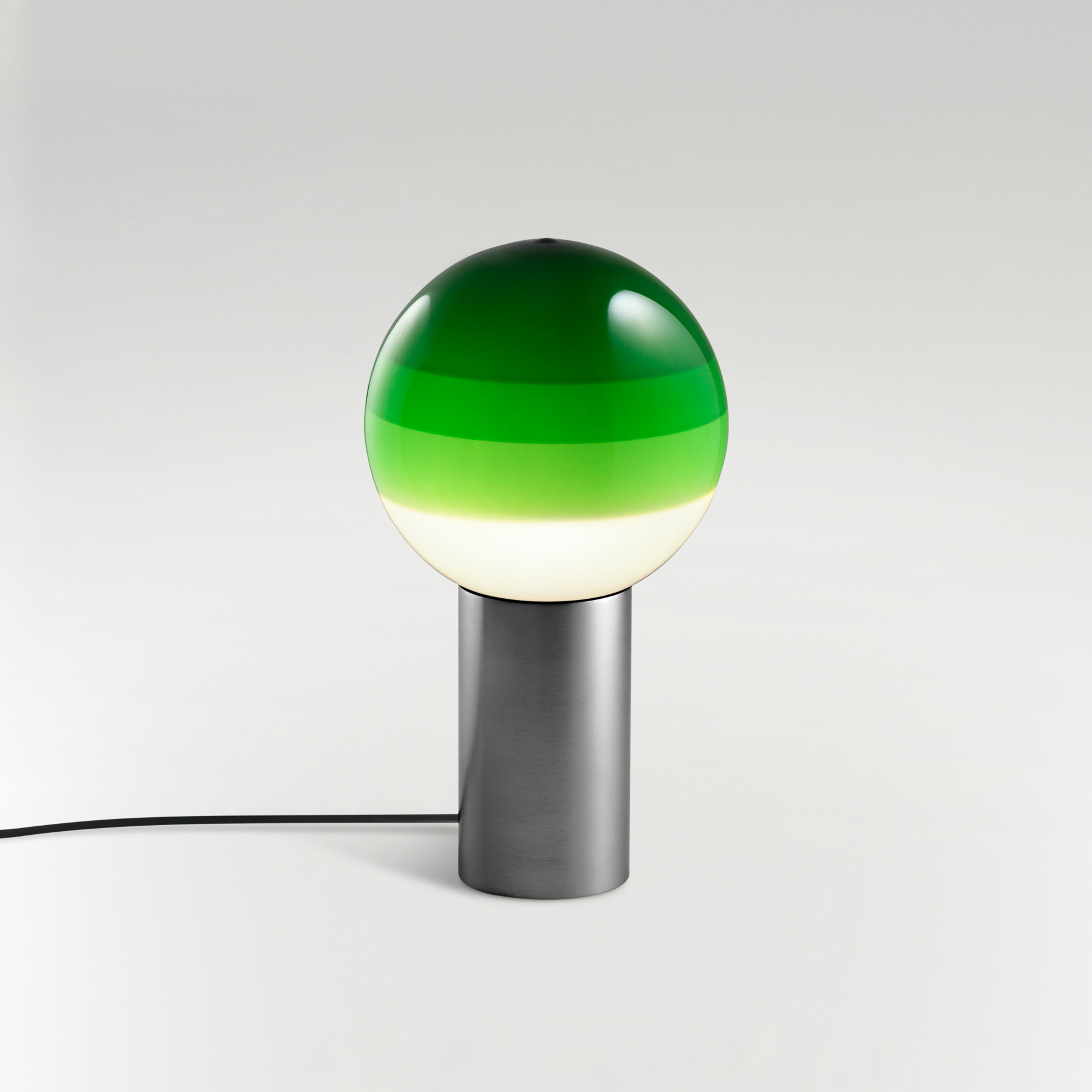MARSET Dipping Light M Tischlampe grün/grafit