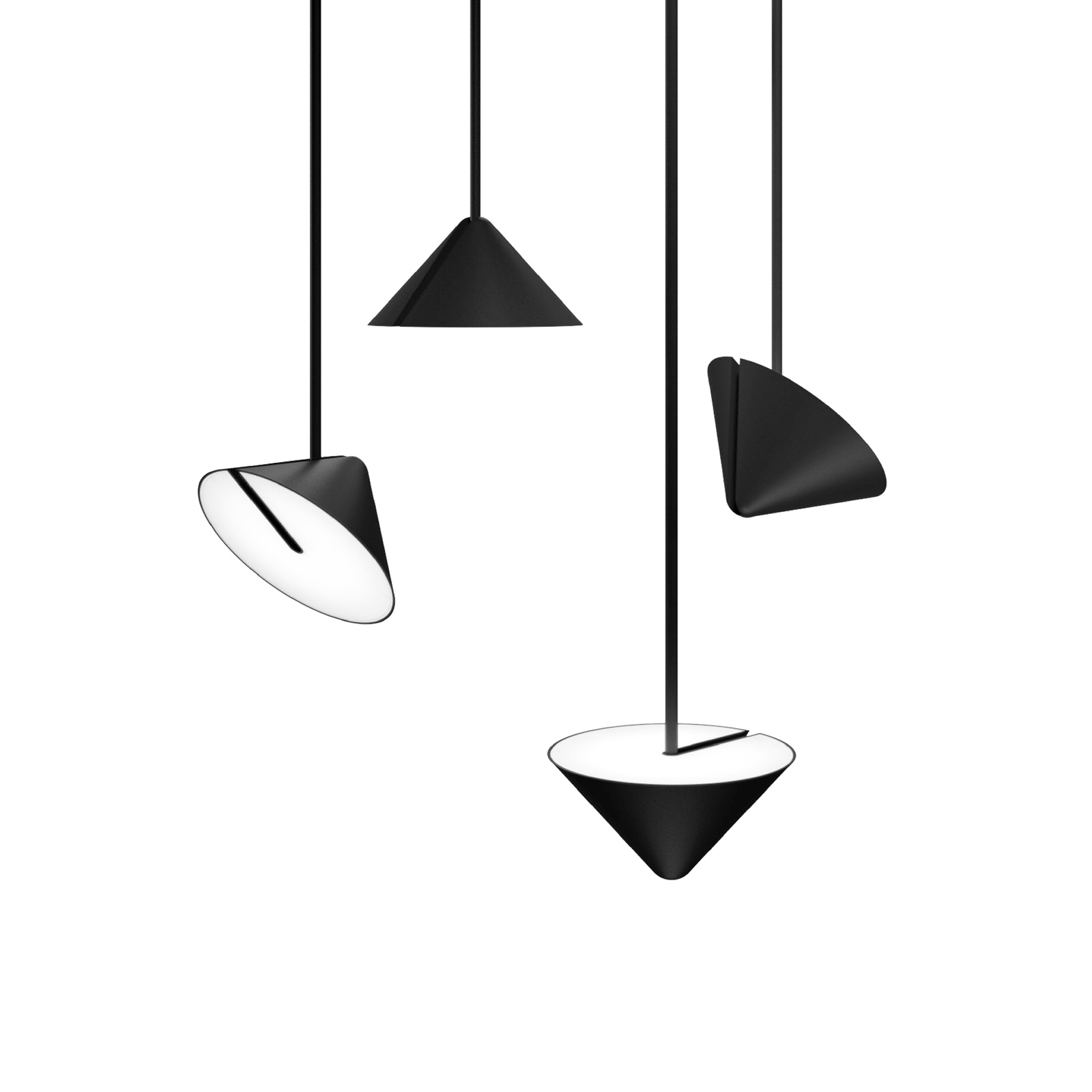 XAL Nod LED viseča svetilka, obešanje 150 cm