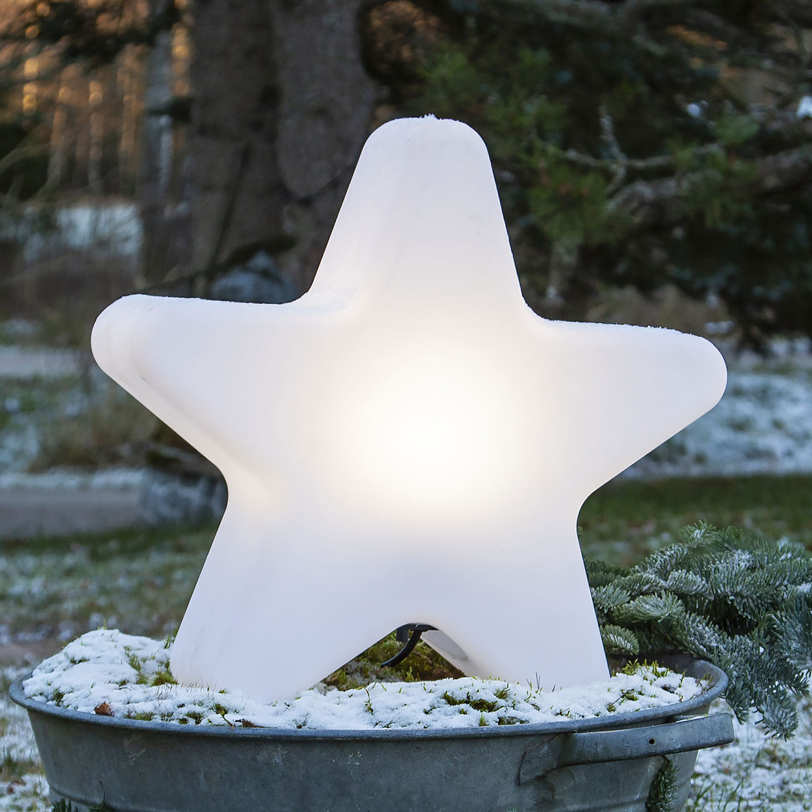 Lampa tarasowa Gardenlight w kształcie gwiazdy