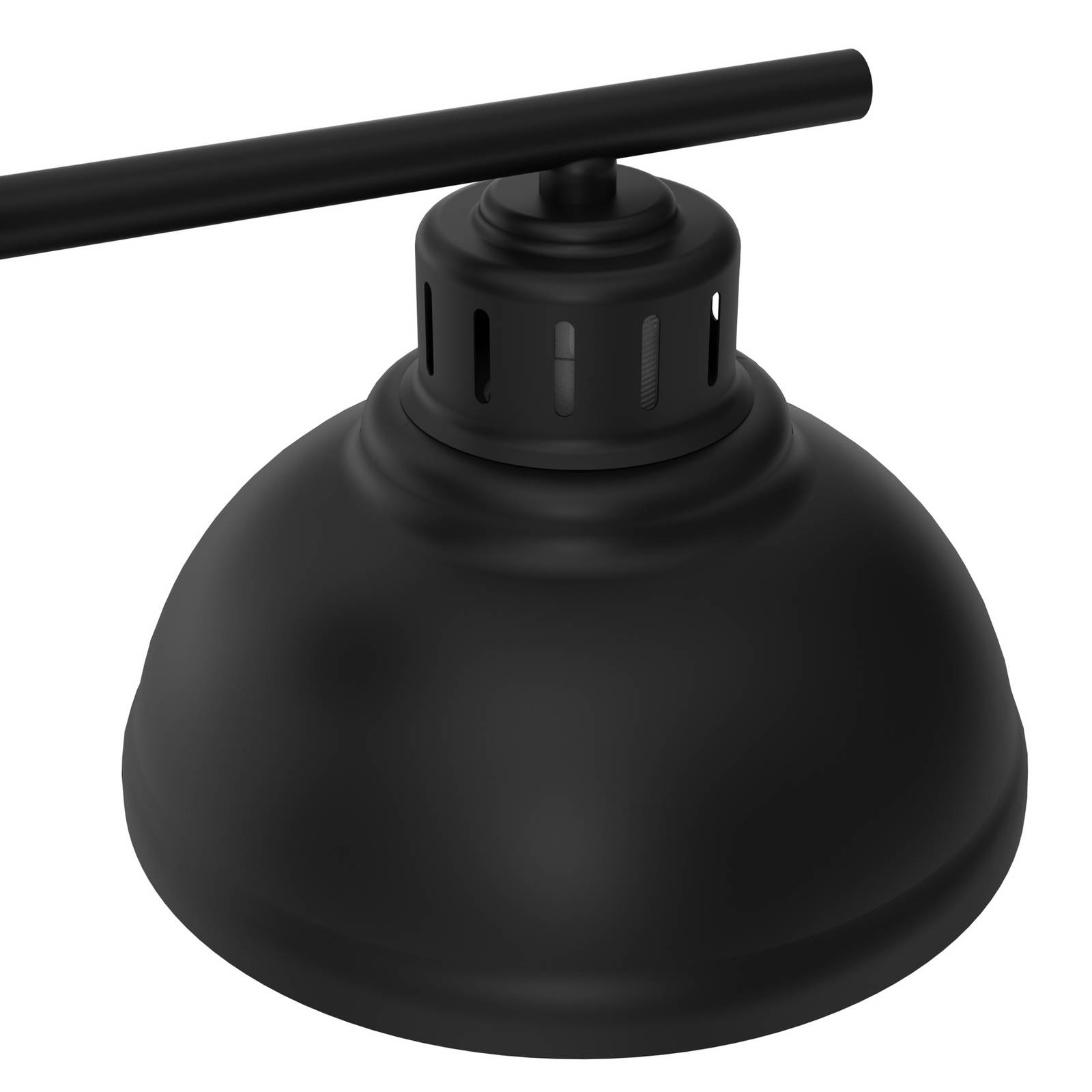 Lampa ścienna Sven, kolor czarno-złoty, Ø 21 cm, stal
