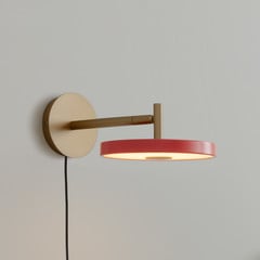UMAGE LED seinavalgusti Asteria Short, roosa, 25 cm, pistikuga