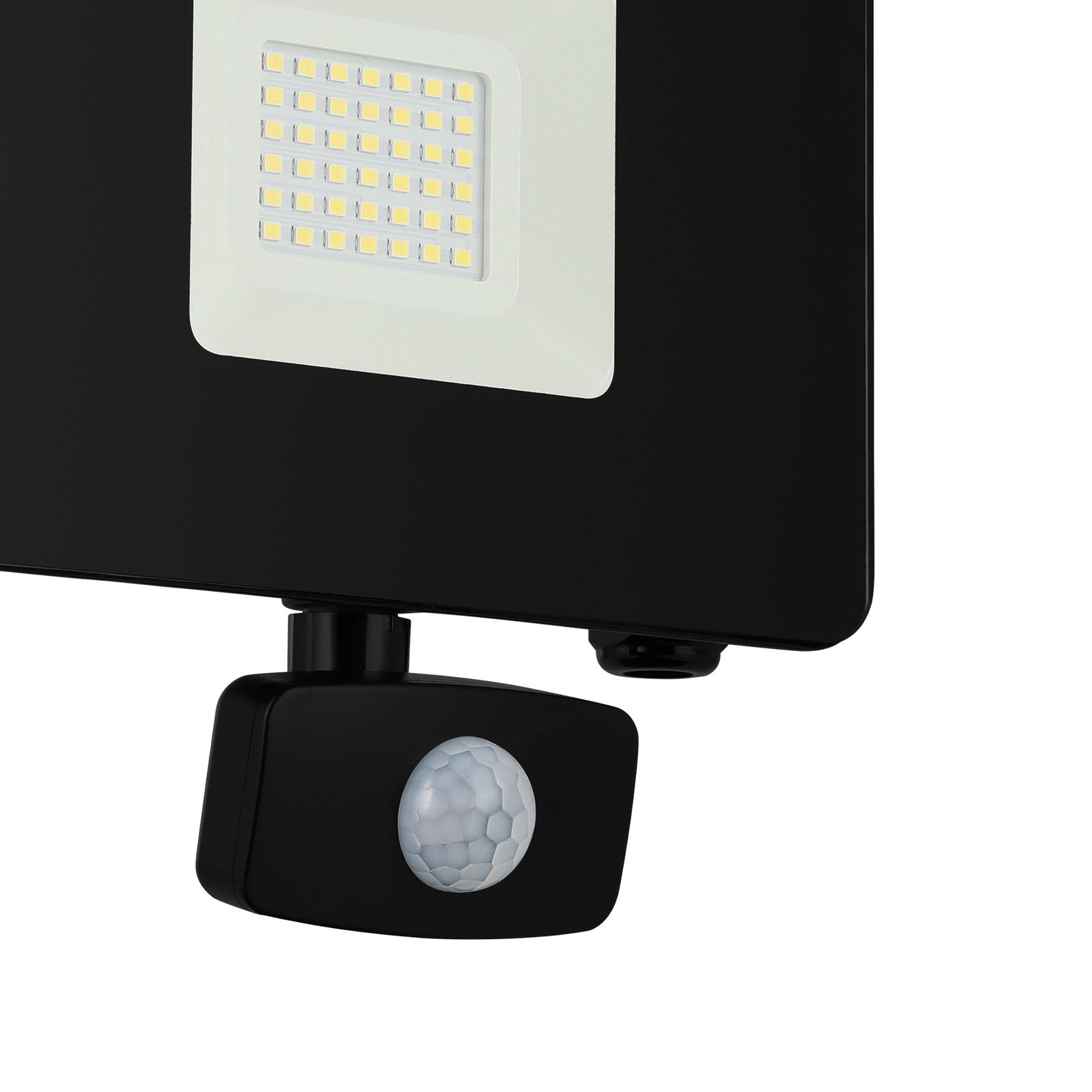 Spot d'extérieur LED Faedo 3 capteur, noir, 30 W