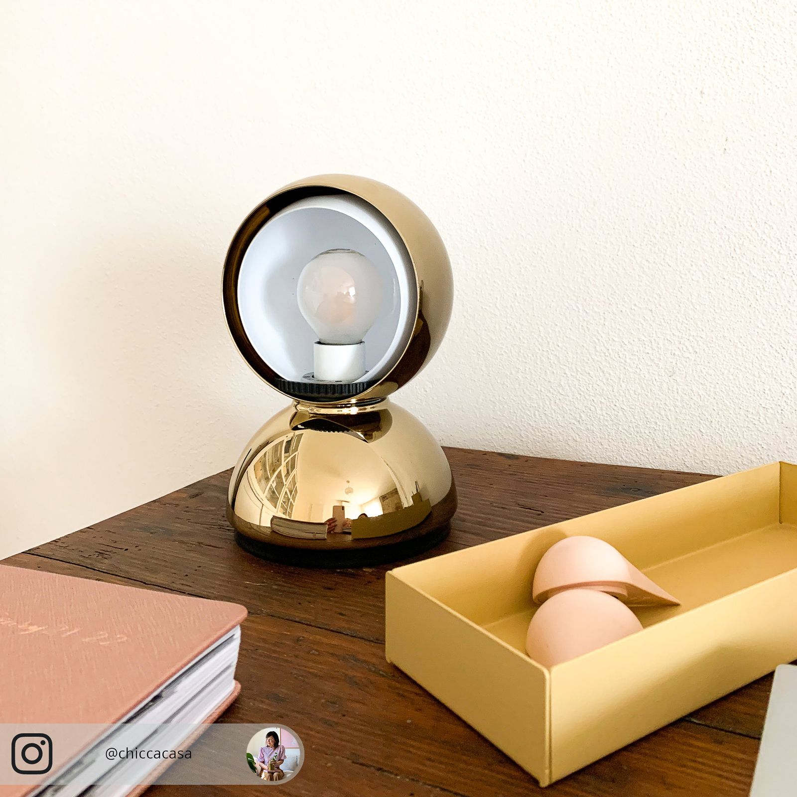 Eclisse Lampe de Table Gold - Artemide