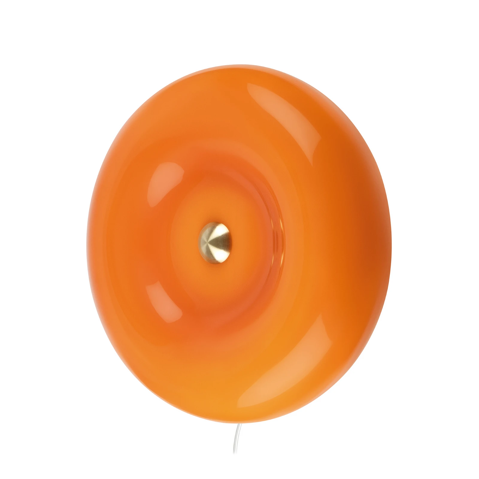 OSRAM Φωτιστικό τοίχου LED Decor Lunea, πορτοκαλί, Ø 30 cm, γυαλί, CCT,