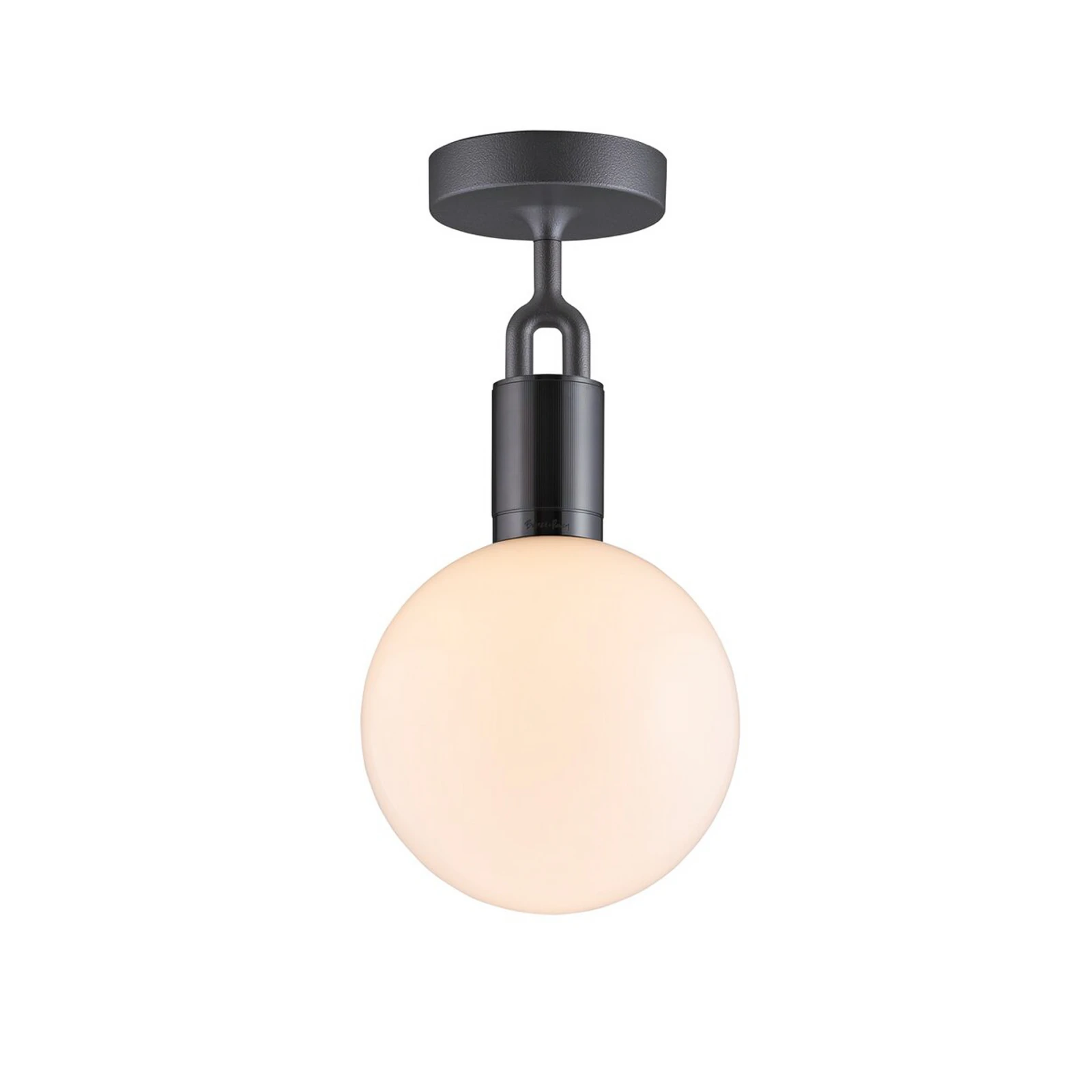 Buster + Punch Forked gunmetal/Glas opal Ø 20cm