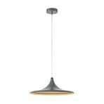 BEAM LED-hængelampe, grå, aluminium, Ø 37 cm – Markslöjd