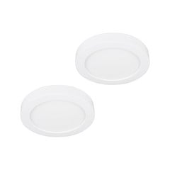 Prios LED stropné svietidlo Edwina, biele, 12 cm, sada 2 ks