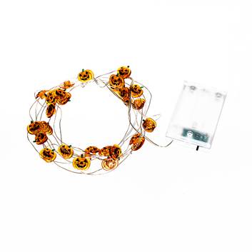 Lindby Titciana LED lichtketting pompoenvorm