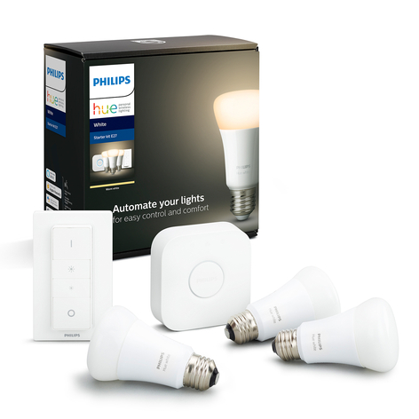 Philips Hue White 9 W E27 3-er startsett