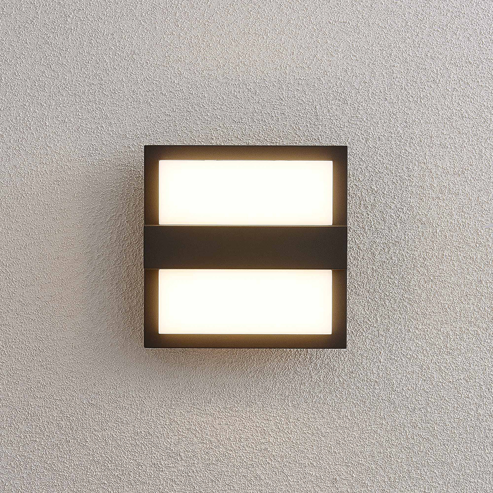 Gylfi LED BuitenWandlamp Graphite - Lucande
