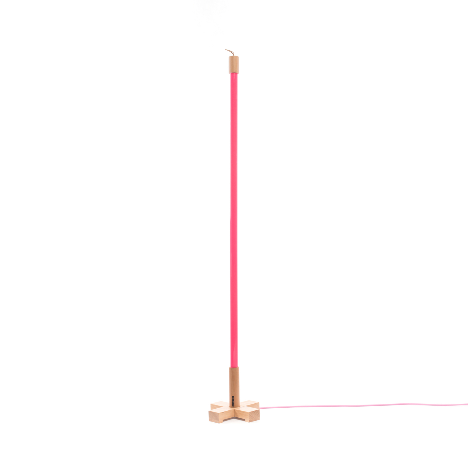 SELETTI LED light Linea, tube bulb, universal, wood details