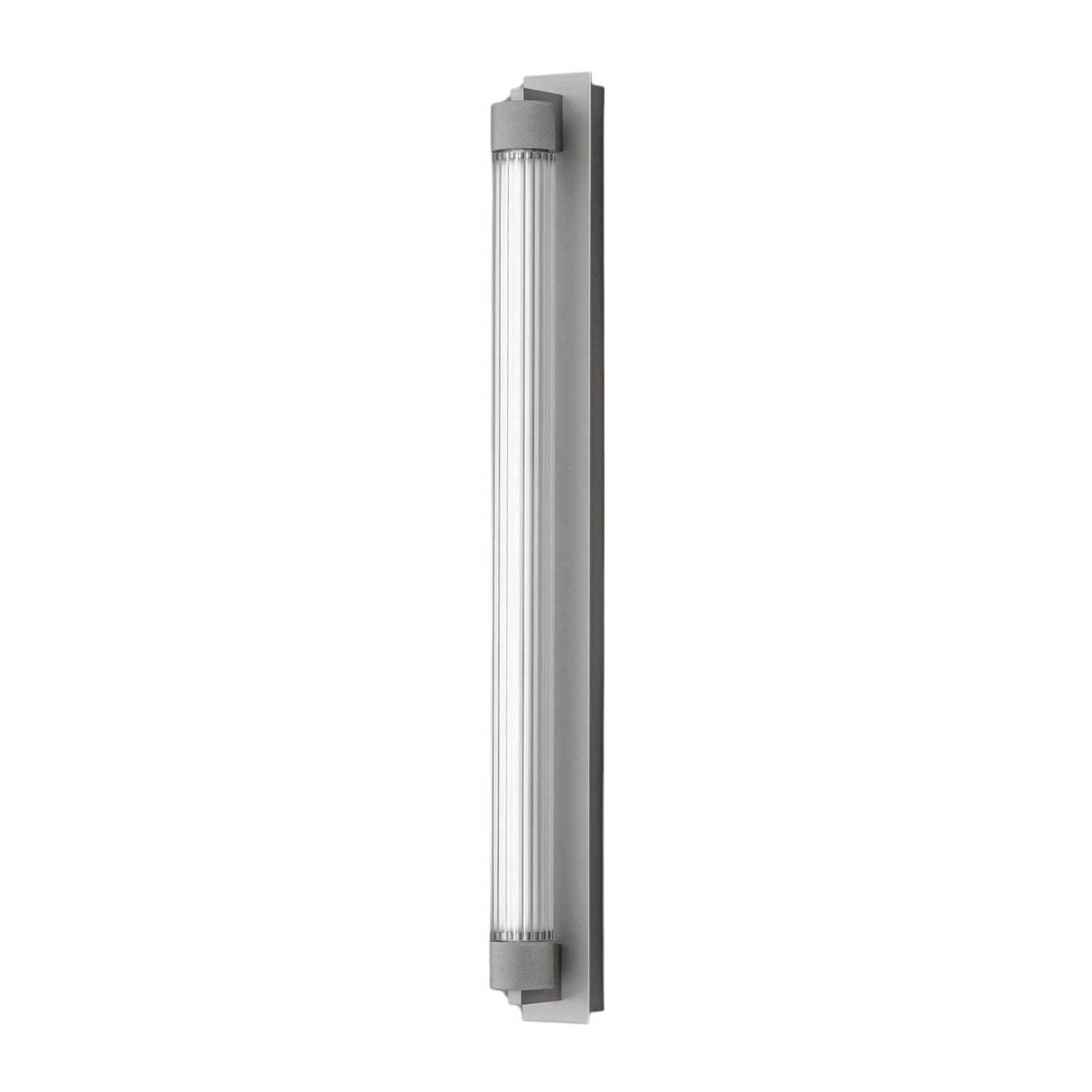 OLEV LED-Wandlampe CHARMER, titan, Metall/Glas, 2.700 K IP44