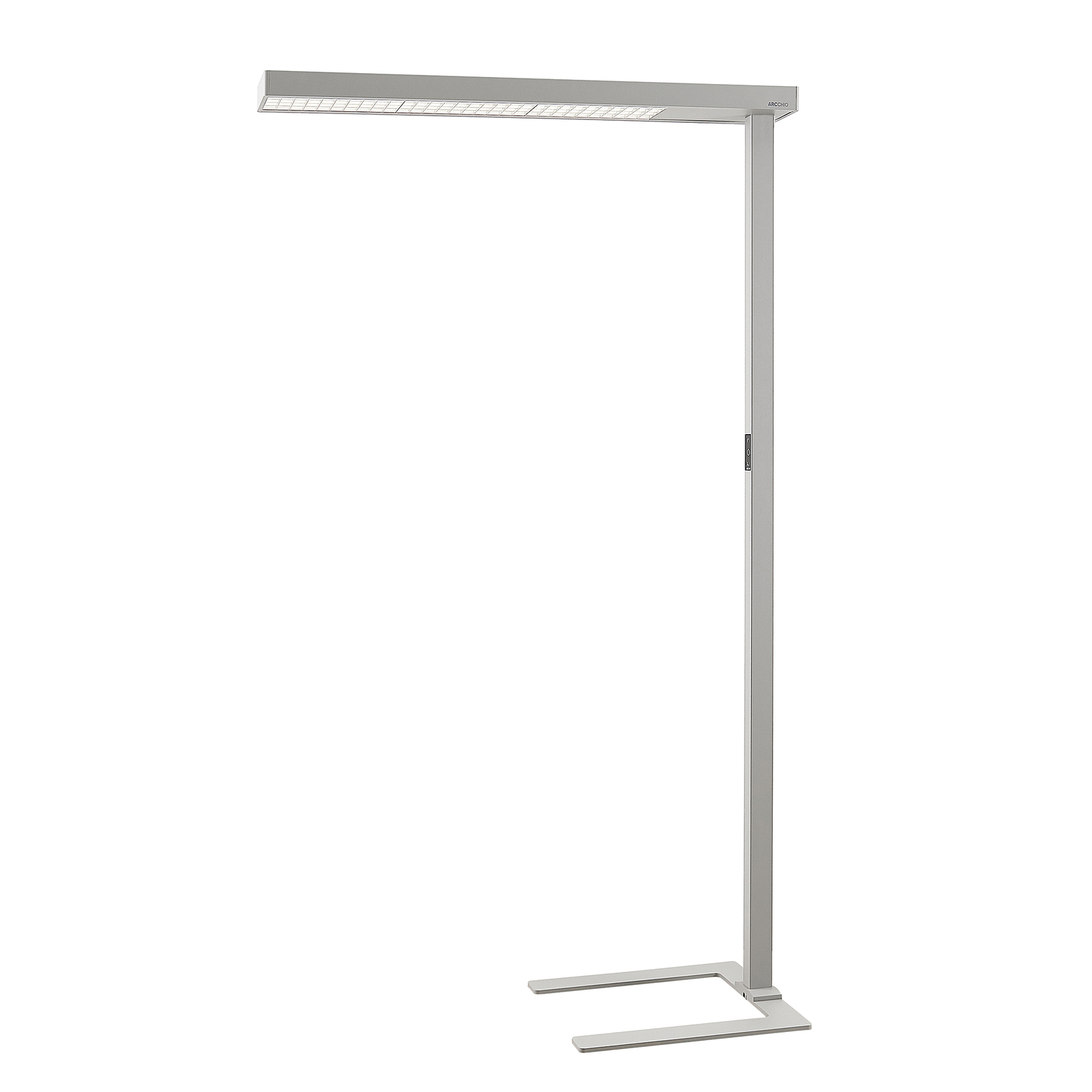 Arcchio LED-Bürostehlampe Susi, silber, Alu, Touchdimmer